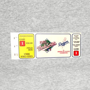 Kirk Gipson World Series Ticket T-Shirt